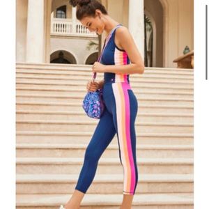 NWT Lilly Pulitzer Vanti Bra Tank - Size Medium - Oyster Bay Navy